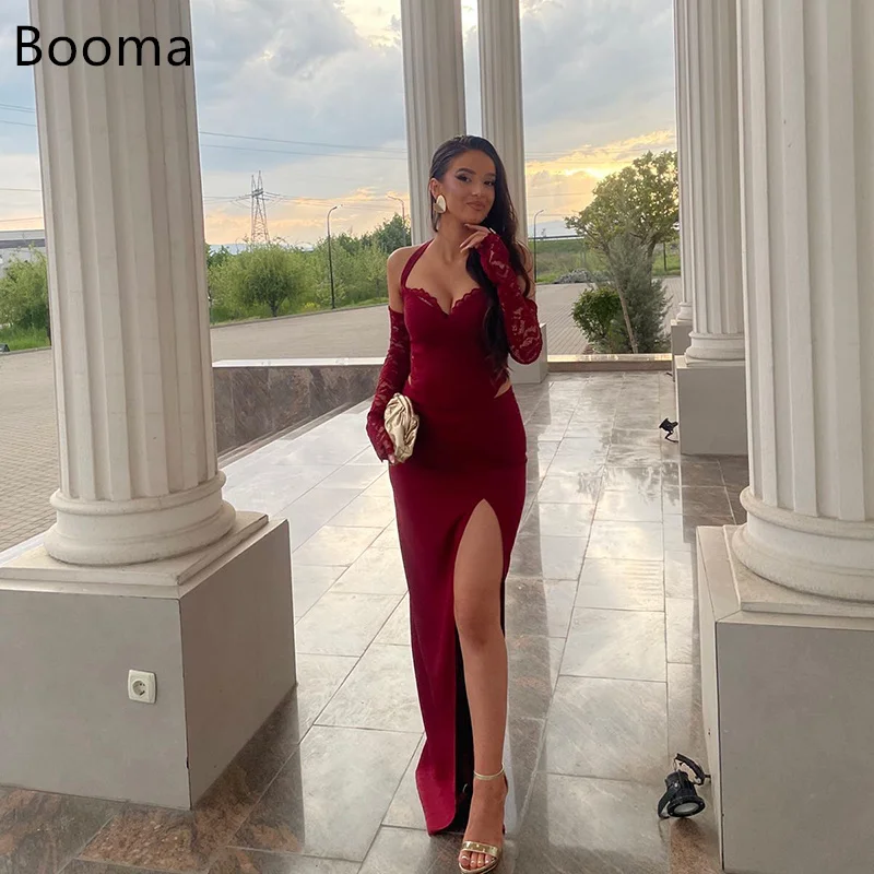 

Booma Mermaid Sexy Prom Dresses Formal Gowns for Women Side Split Floor-Length Elegant Evening Dress Customized 2025
