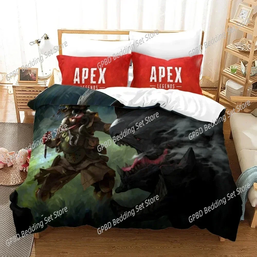 APEX Legends 3D NEW Duvet Cover Pillowcase Bedding Set Adult Boy Girl Bedroom Decoration Children Single Double Large