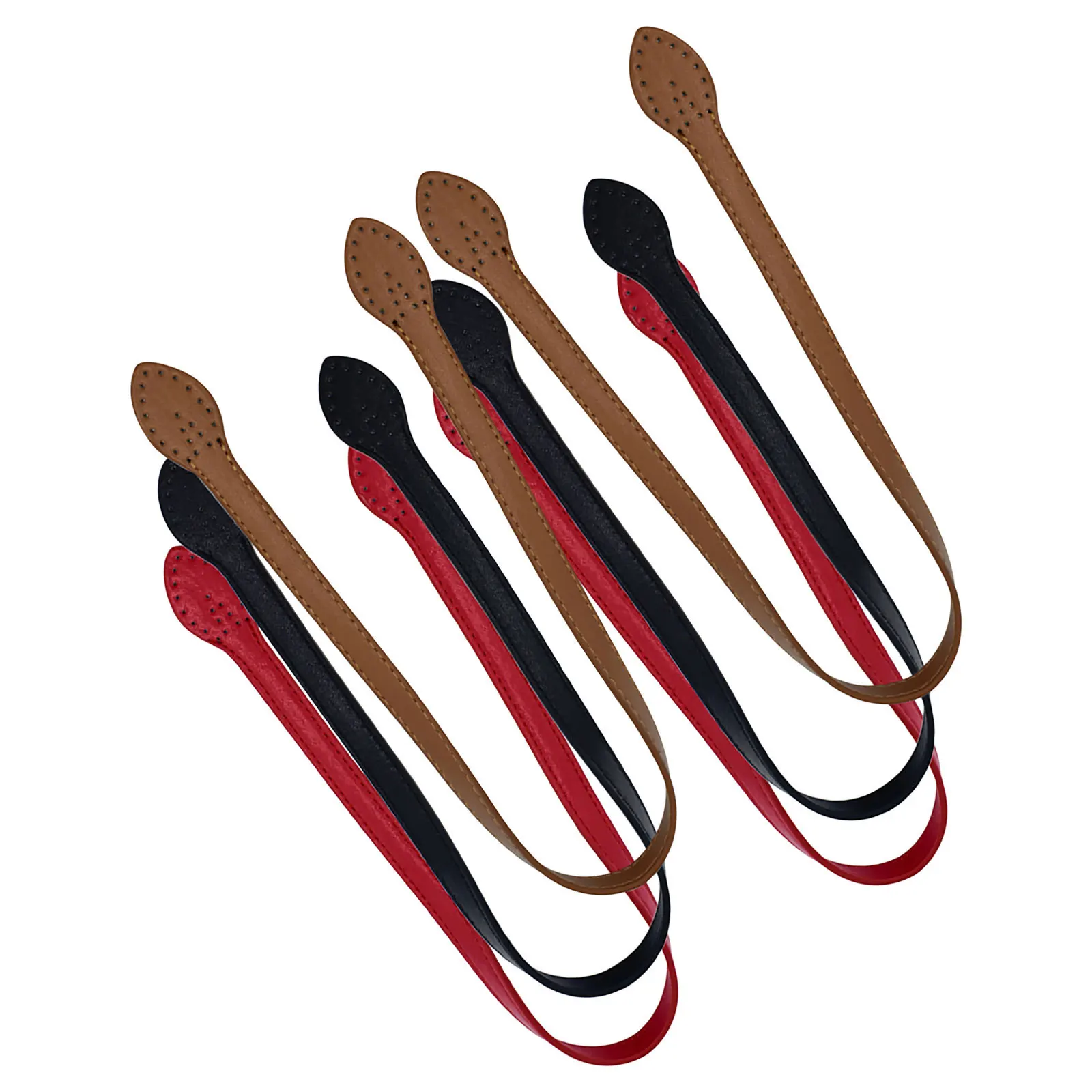 

6Pcs Handbag Strap Replacement Set High Quality Shoulder Strap for Bags DIY Upgrade Accessory Red Black Yellow Brown