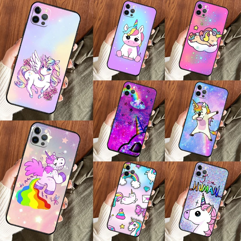 

Чехол с радужным единорогом для Honor Magic 7 Pro 5 6 Lite, чехол для Honor 400 200 90 70 50 X9 X8a X8b X9a X9b X9c