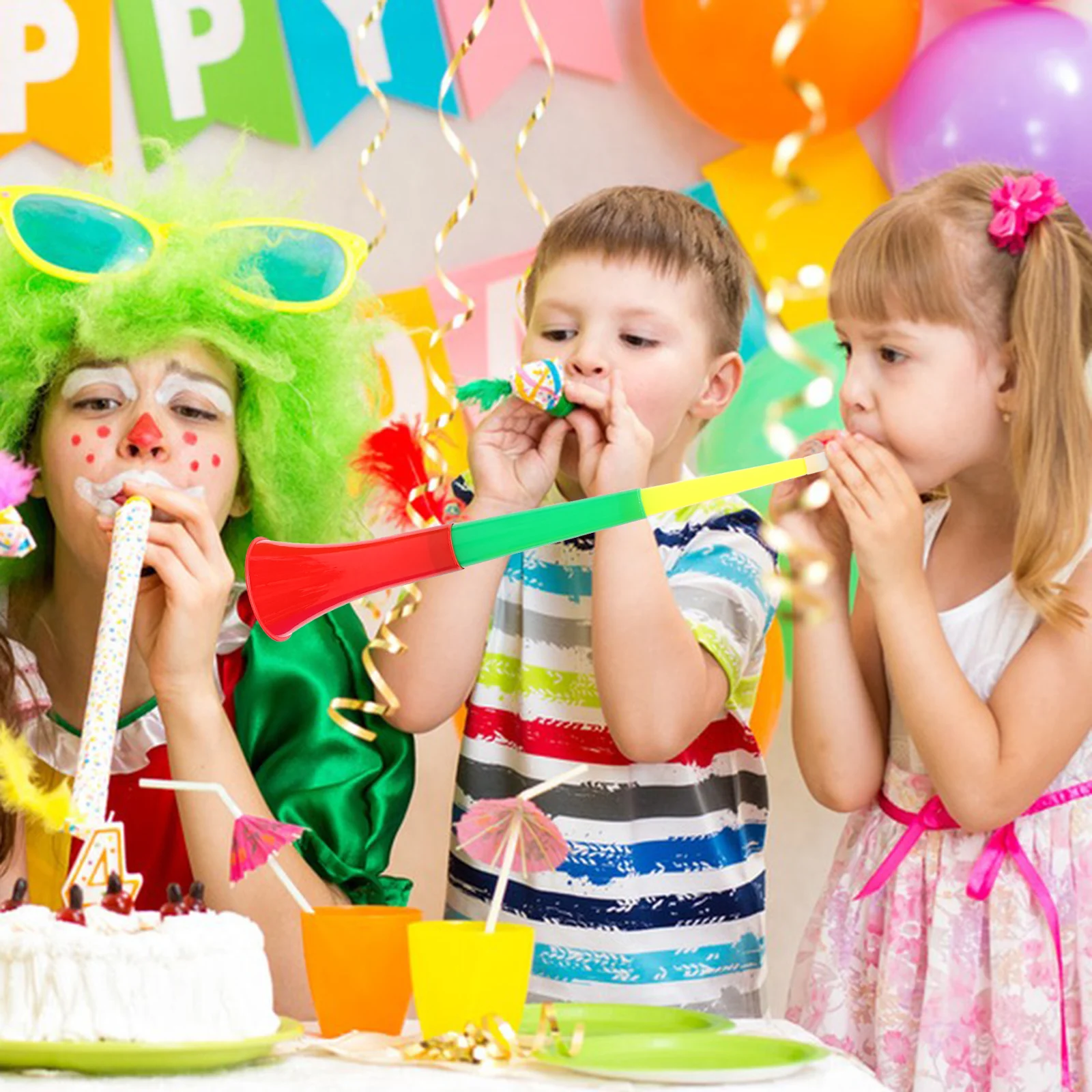 6 шт. компактный пластиковый рожок