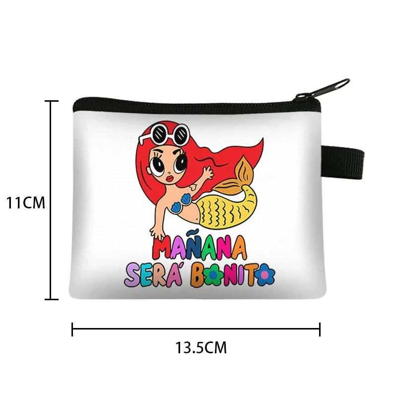 Manana Sera Bonito Coin Purses Karol G Merch Music Small Wallet Tomorrow Will Be Nice Coin Money Bag ID Credit Holder Pouch Gift