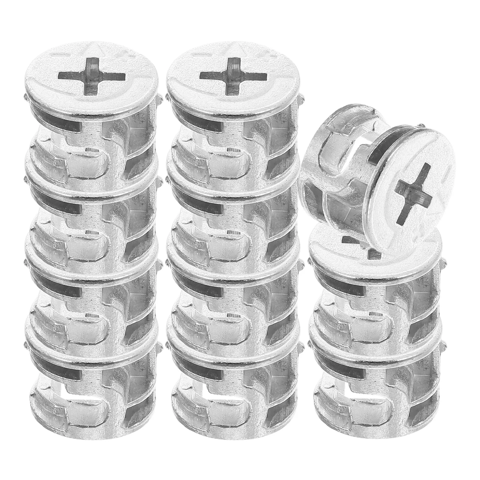 

20pcs Eccentric Wheel Connectors Metal Three-In-One Furniture Connector Set For Wardrobe Table Cabinet Assembly Hardware