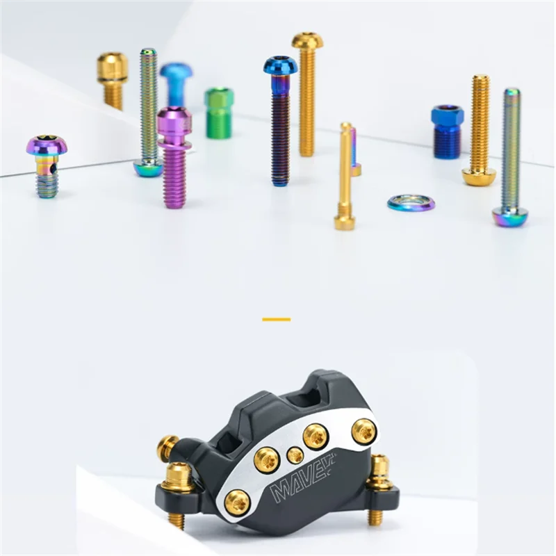 S-PARTS 38pcs titanium alloy Bolt Kits for SRAM MAVEN ULT Bicycle brake lever clamp titanium bolt,bike Caliper Screw Set view 5