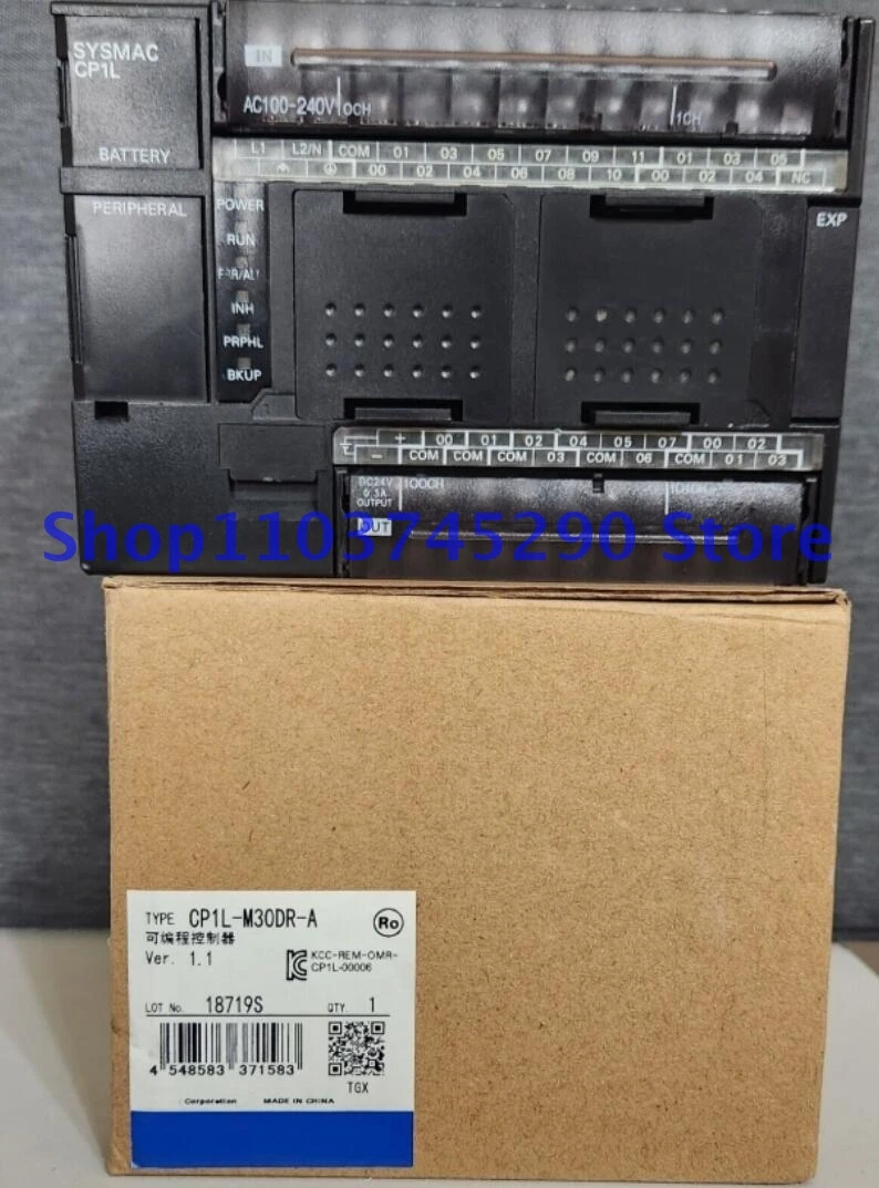 1PCS CP1L-M30DR-A New Programmable Controller In Box CP1LM30DRA