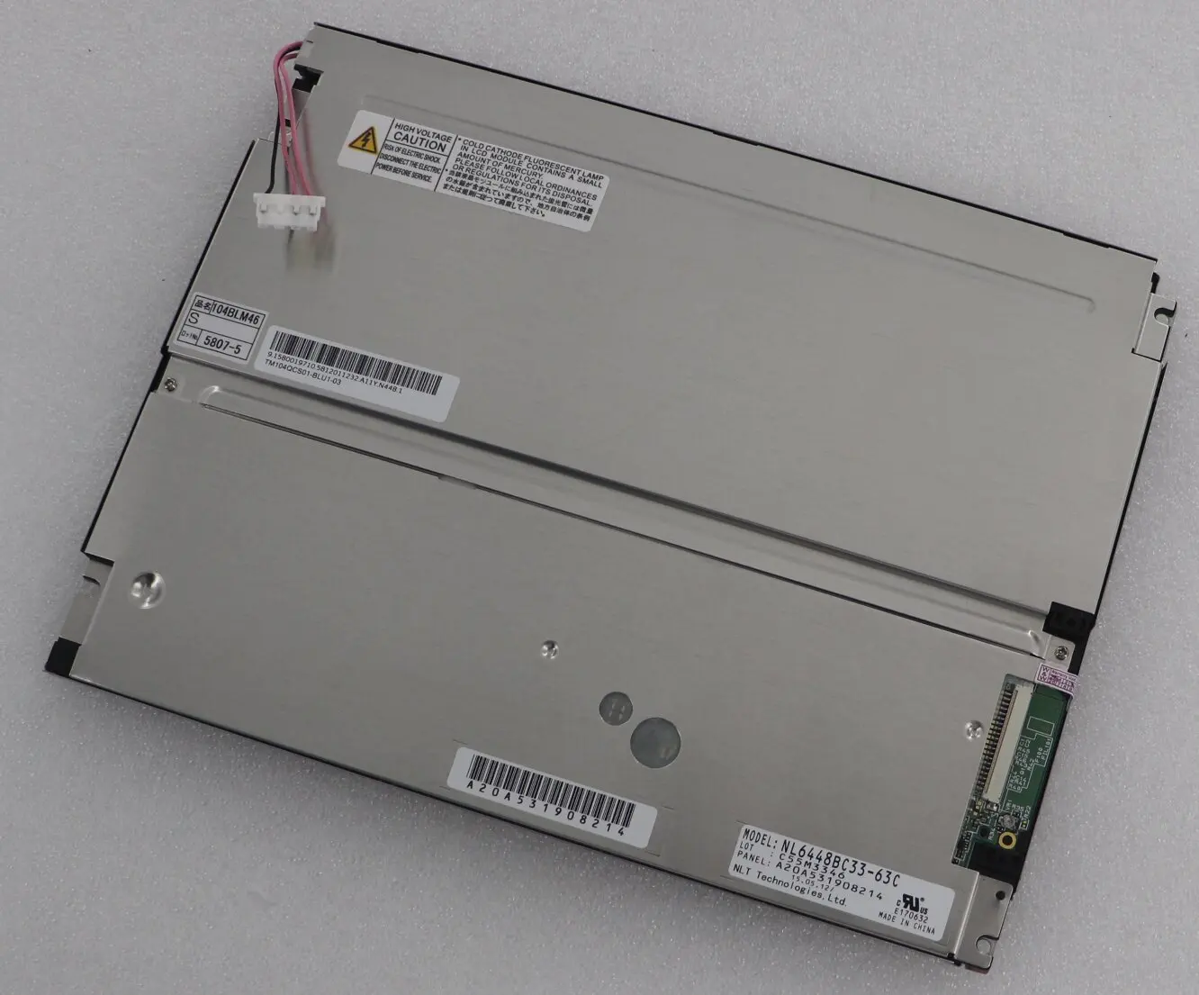 

NL6448BC33-63C TFT industrial 10.4inch lcd display panel module Fast shipping