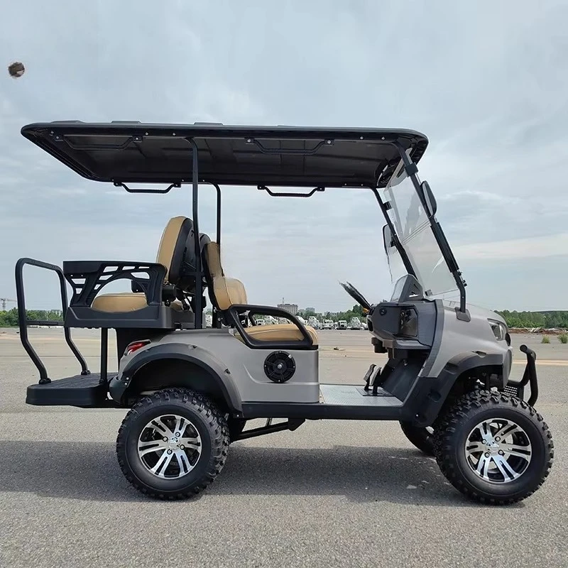 Высокопроизводительная бензиновая тележка для гольфа на 4 + 2 человека