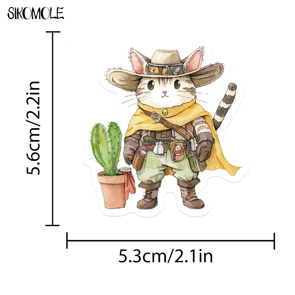 10/30/50pcs Simpatici Animali Divertenti Adesivi Del Fumetto Estetica Decalcomania Frigo Del Computer Portatile Del Telefono Del Diario di Cancelleria Graffiti Adesivo Giocattolo Del Capretto