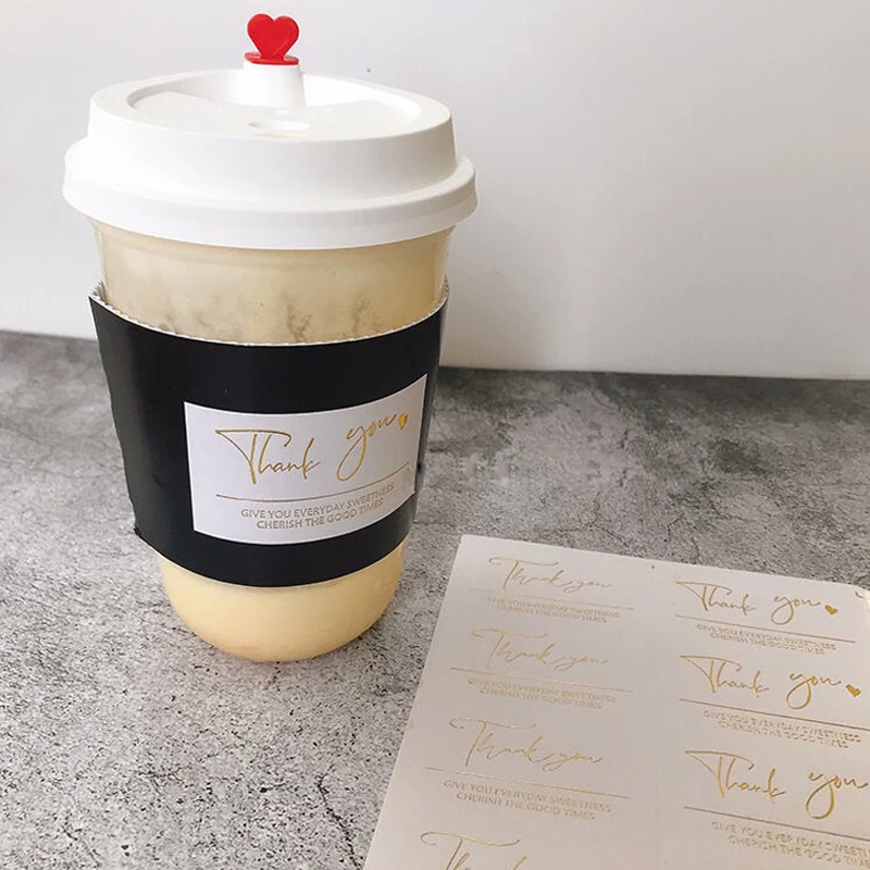 40-80 قطعة/الحزمة شكرا ملصقات أطيب التمنيات لك ختم تسميات سكرابوكينغ للشركات الصغيرة هدية الديكور حزمة ملصقا