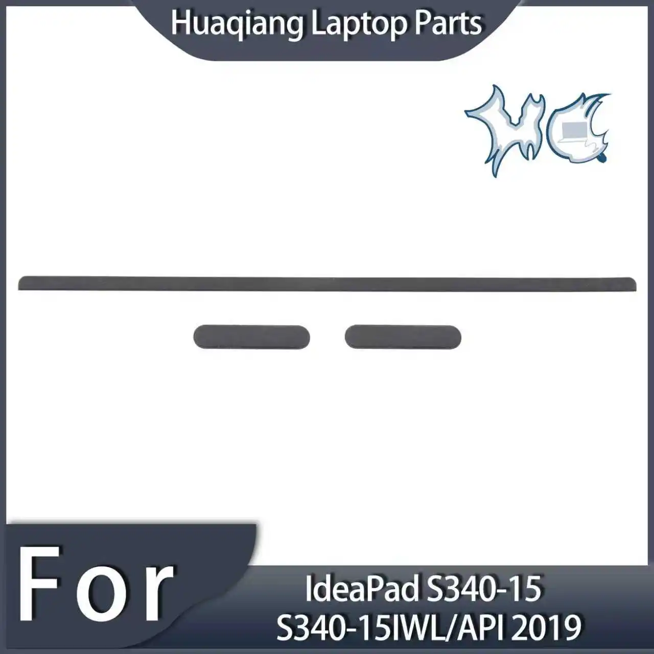 

Rubber feet For IdeaPad S340-15 S340-15IWL S340-15API 2019 Rubber Pad With stickers on Bottom Case Black Color