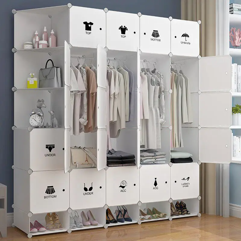 

Fashion Interior Closet Universal Vintage Professional Design Organizer Storage Cheap Wardrobe Luxury Guarda Roupa Home Products