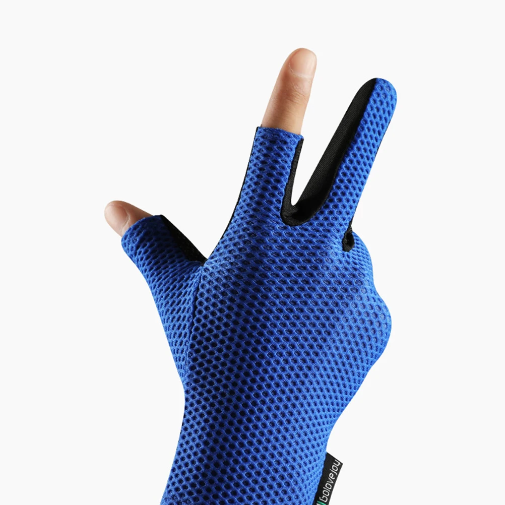 

Sun Protection Gloves 2 Finger Cut Cycling Outdoor Sports Breathable Lightweight Ice Screen Anti Skid Durable