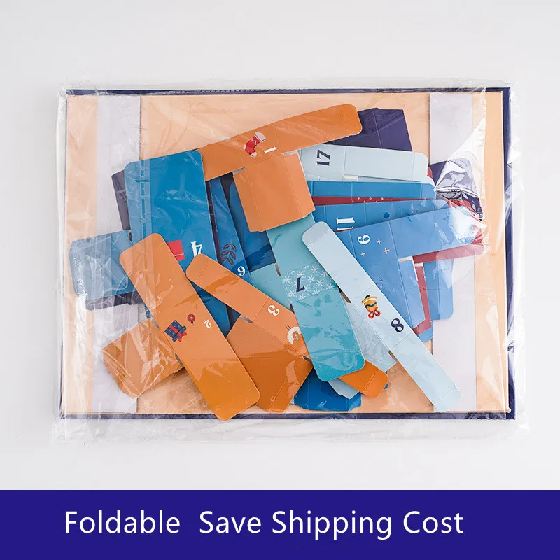 2025.Christmas Packaging Gift Box Luxury Custom Lipstick Storage Make up Cosmetics Advent Calendar Box With Logo