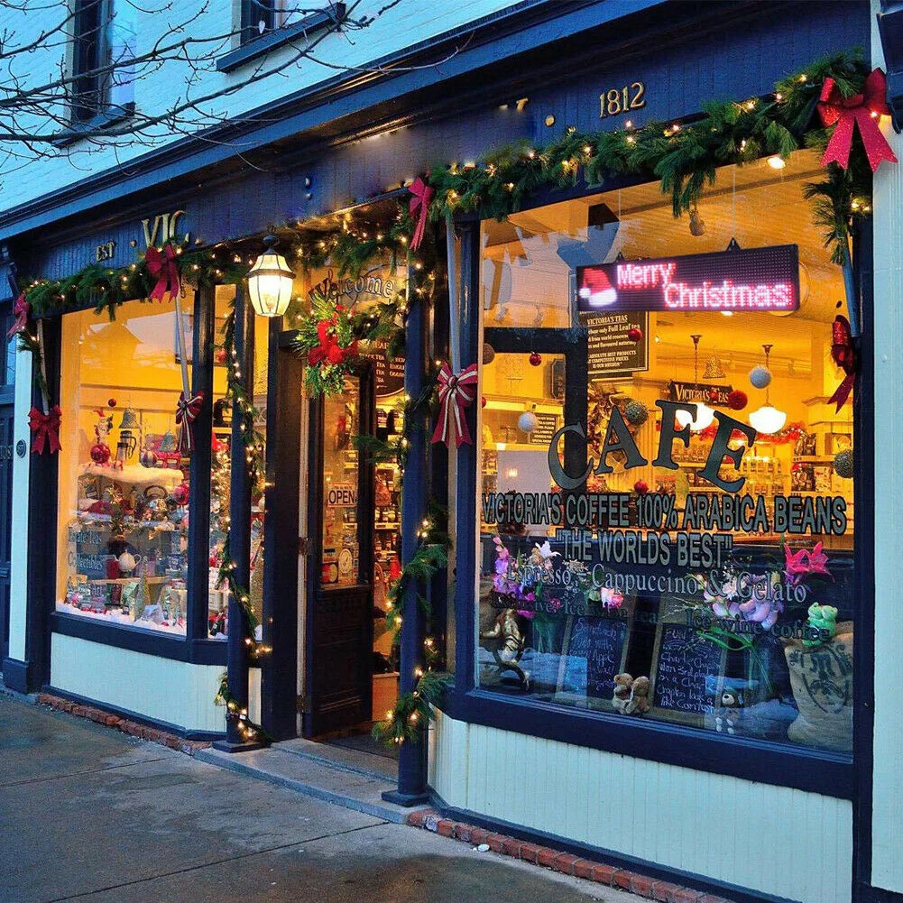 

Led Scrolling Sign Board Programmable Digital Advertising Display 7 Color Modes For Commercial Advertising