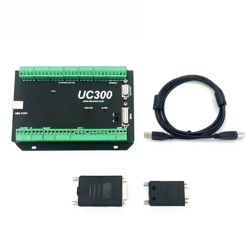 USB 4-Axis UC300 Controller Bundle with IHSV57 180W 3000rpm Servo Motors