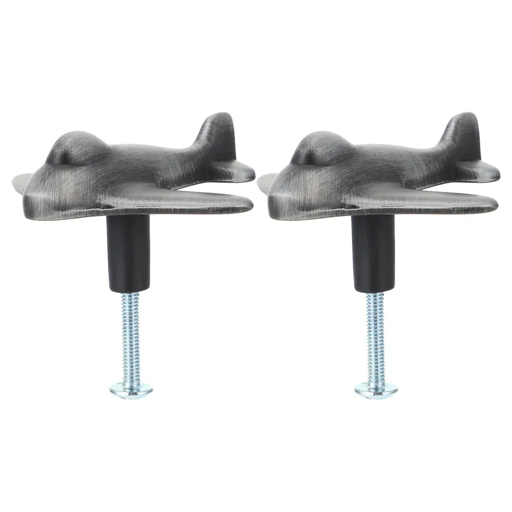 

2 set Airplane Cabinet Knobs Zinc Alloy Drawer Handles For Room Dresser Wardrobe Closet Door Pulls Smooth Safe Design