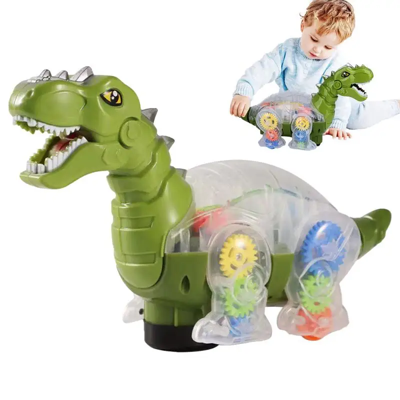 Toddler Dinosaur Toy Musical Dinosaur Toys With Lights Music Early Development Toy Crawling Toys For Toddler Moving Gifts With