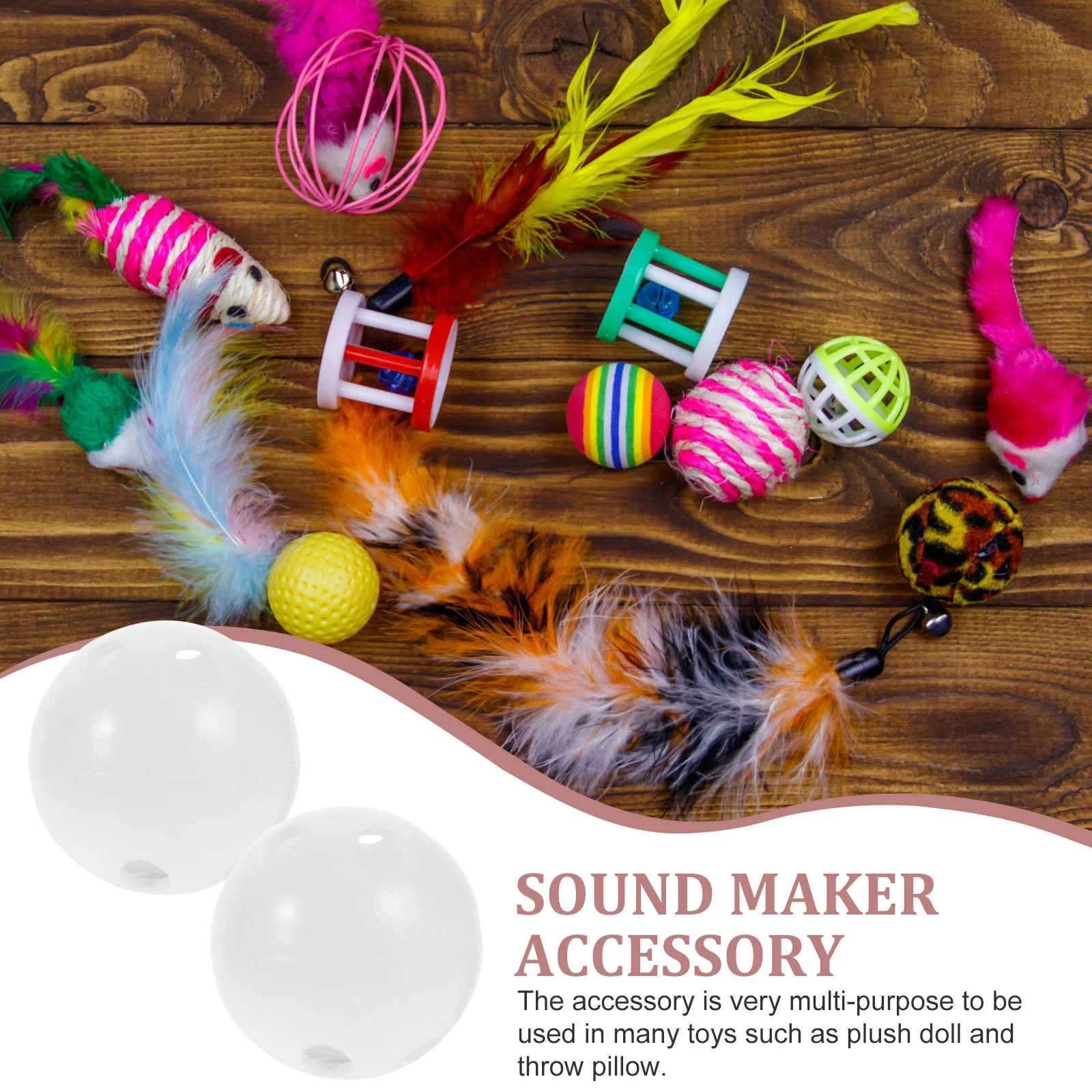 50 PZ Accessori Noise Maker Sostituzione Scuotendo Sounder Squeakers Inserto Strumenti di Riparazione Accessorio Giocattolo di Plastica Bambino