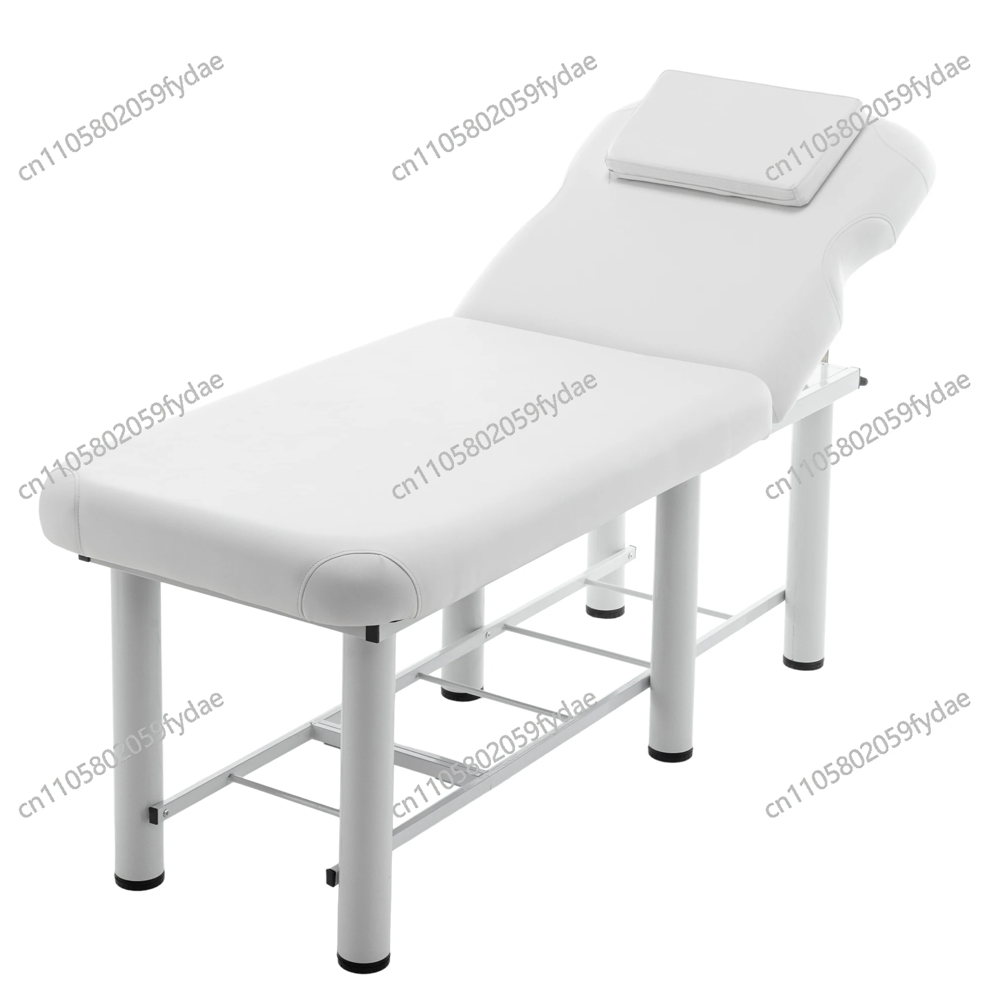 Professioanl Massage Table, Backrest Adjustable, Removable Headrest, Bottom Shelf Storage,  Layer Salon Bed
