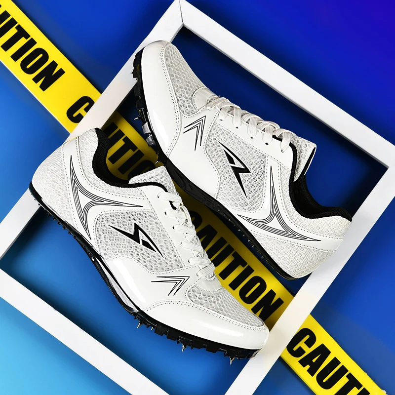 New Men's and Women's Triple Jump Sneakers for Campus Track and Field Competitions - Anti Slip High Jump Sneakers Sizes 35-46