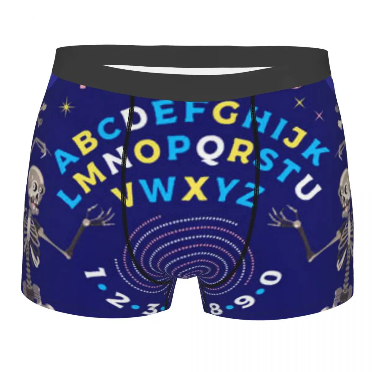 

Mens Boxer Sexy Underwear Ouija Board With Skeletons Underpants Male Panties Pouch Short Pants