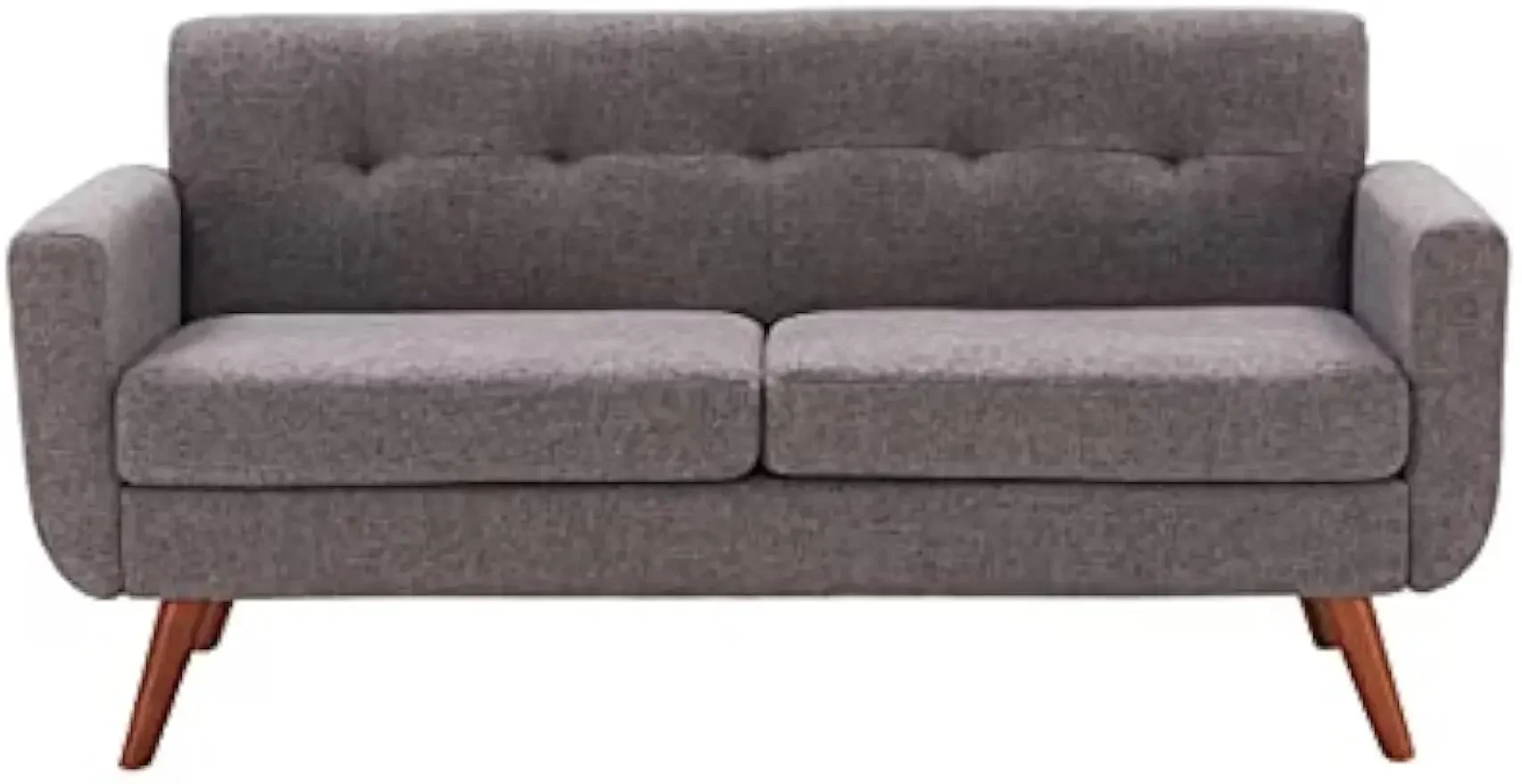 

65" W Loveseat Sofa, Mid Century Modern Decor Love Seats Furniture, Button Tufted Upholstered Love Seat Couch