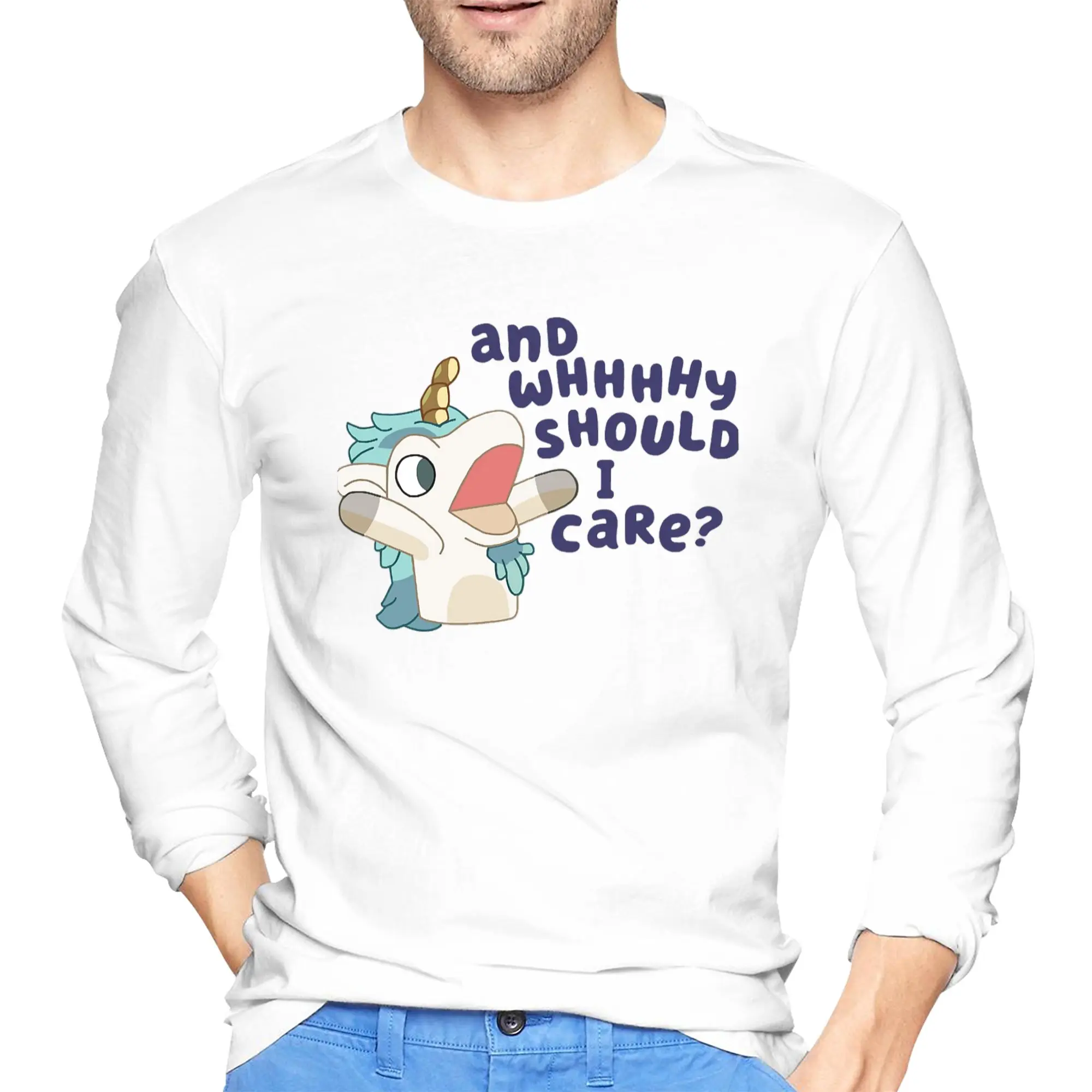 

Мужская футболка с длинными рукавами Unicorse 1, дышащие футболки с круглым вырезом, весенне-осенние мужские топы