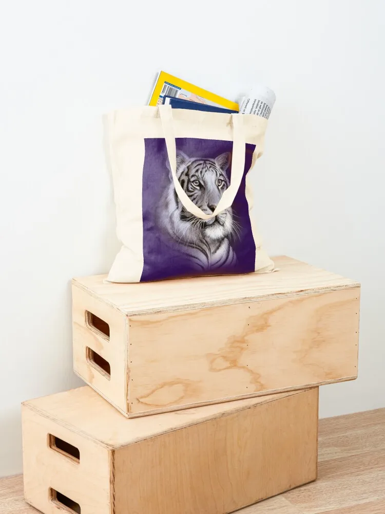 حقيبة النمر حمل الحقائب القماشية حقيبة الإناث حقيبة قماش حمل كبير