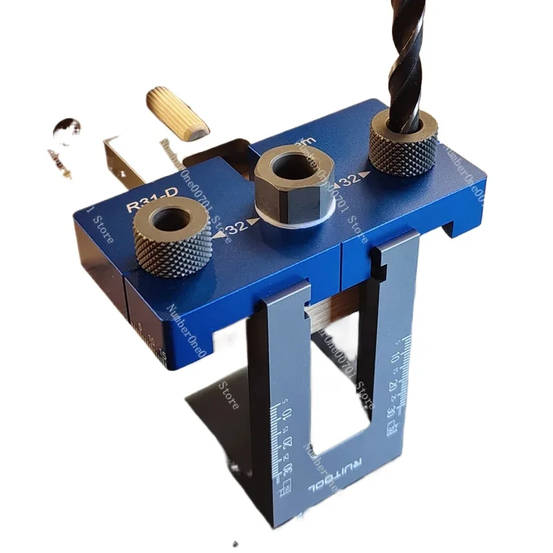 

3-in-1 Eccentric Wheel Punch Locator Round Wood Tenon Tapper Cabinet Wardrobe Plate Puzzle Woodworking Tools