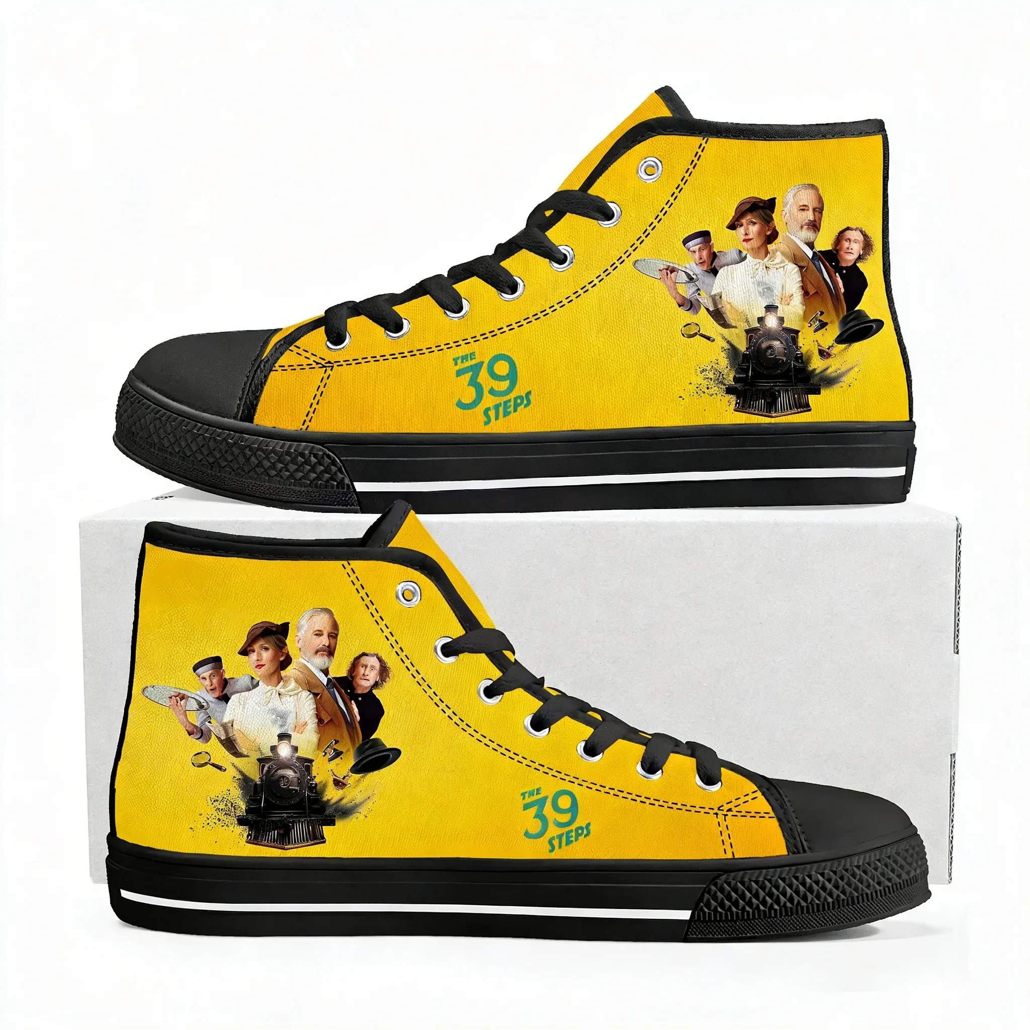 

Кеды The 39 Steps High Top: Модные, высококачественные, повседневные, унисекс, для мужчин, женщин и подростков, с возможностью индивидуального дизайна