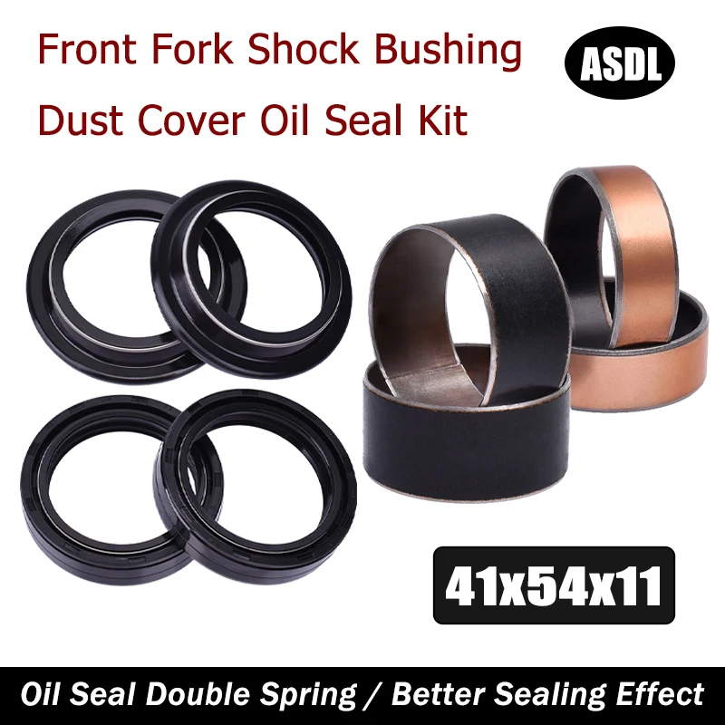 Front Fork Shock Bushing Dust Oil Seal For HONDA CB CBR CBF CMX 500 F X R CB500F CB500X CB500 HORNET CBF500 CBR500R CMX500 Rebel