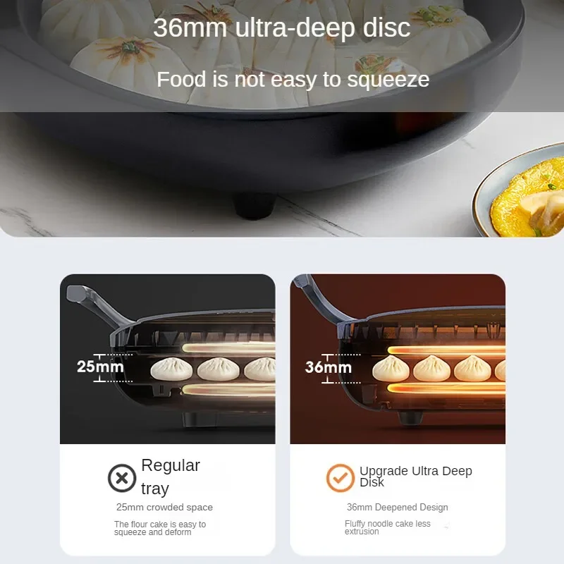 Joyoung Crepe Maker-36mm Deep Plate Pancake Griddle Grill Dual Side Heating Electric Crepe Maker JK30-GK128 220V