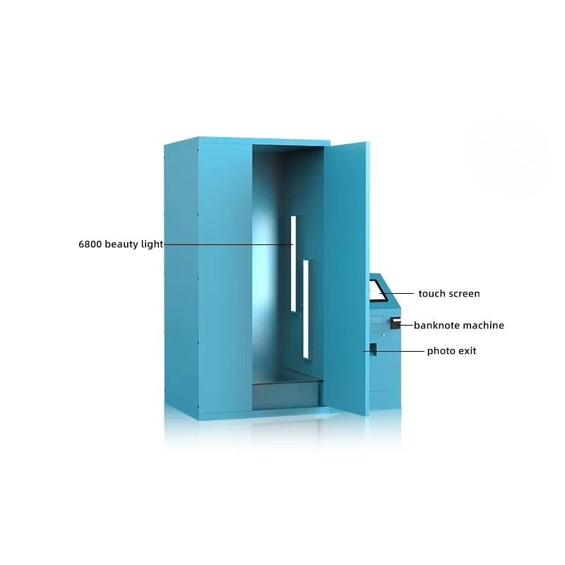 Multi-function Photobooth Kiosk HD Camera Take Pictures Wedding Business 1 Year Warranty Custom