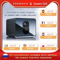 Formovie X5 4K Laser Projector 4500 ANSI Lumens ALDP Android Smart Projector 4+ 128gb Big Memory Home Theater Tv Best Projector