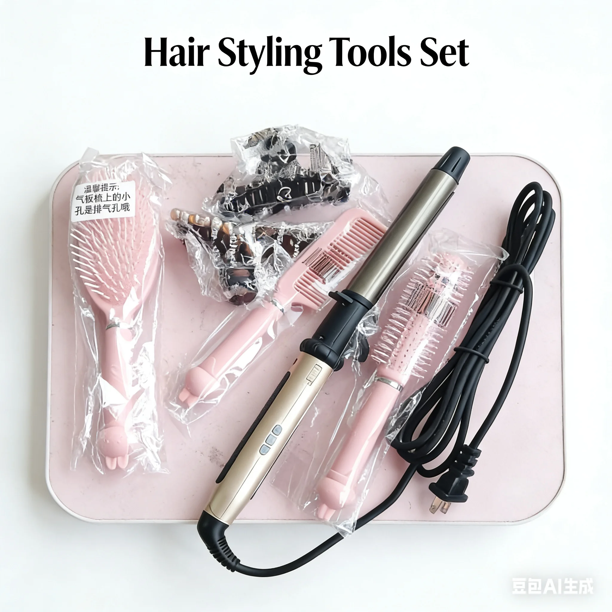 ヘアサロン用具＆アクセサリー、自動カーリングアイロン、コーム、ヘアクリップ、家庭用＆ヘアスタイリング練習に最適