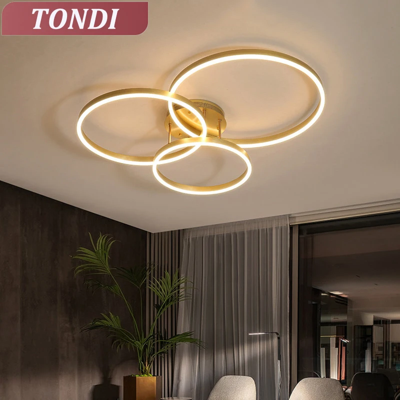 LED Ring Kronleuchter mit Fernbedienung Decken leuchte Wohnzimmer Schlafzimmer Esszimmer Küche Decke Kronleuchter Dekoration nach Hause