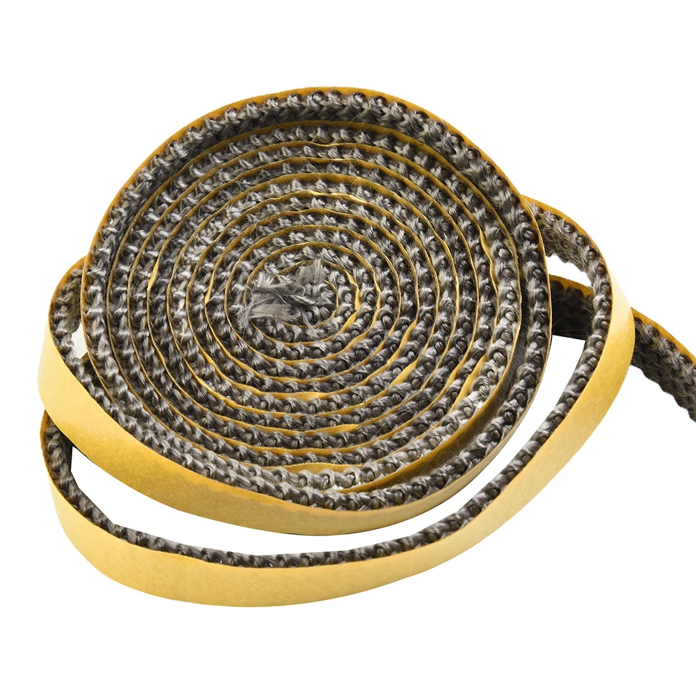Fiberglass Stove Rope 10mm X 3mm Glass Door Seal Cord For Fireplace Wood Burner Oven Furnace High Temperature Gasket