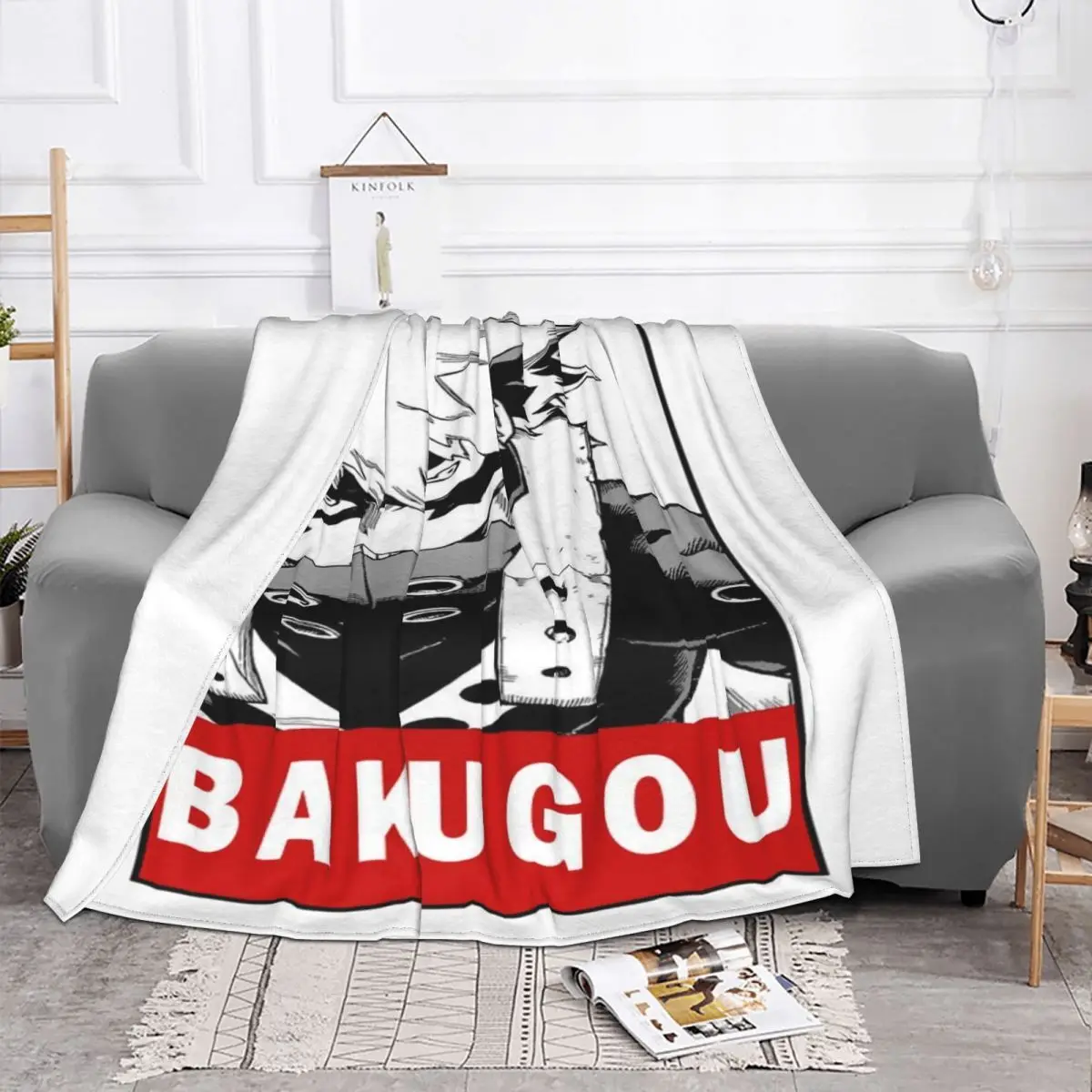 Katsuki Bakugo 1288 Home Bed Blanket Winter Warm Blanket Throw Blanket