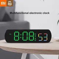 Xiaomi Youpin Digital Alarm Timer Clock Temperature Dual Alarm Desktop Table Clock Night Mode 12/24H LED Clock Watch Desk Home