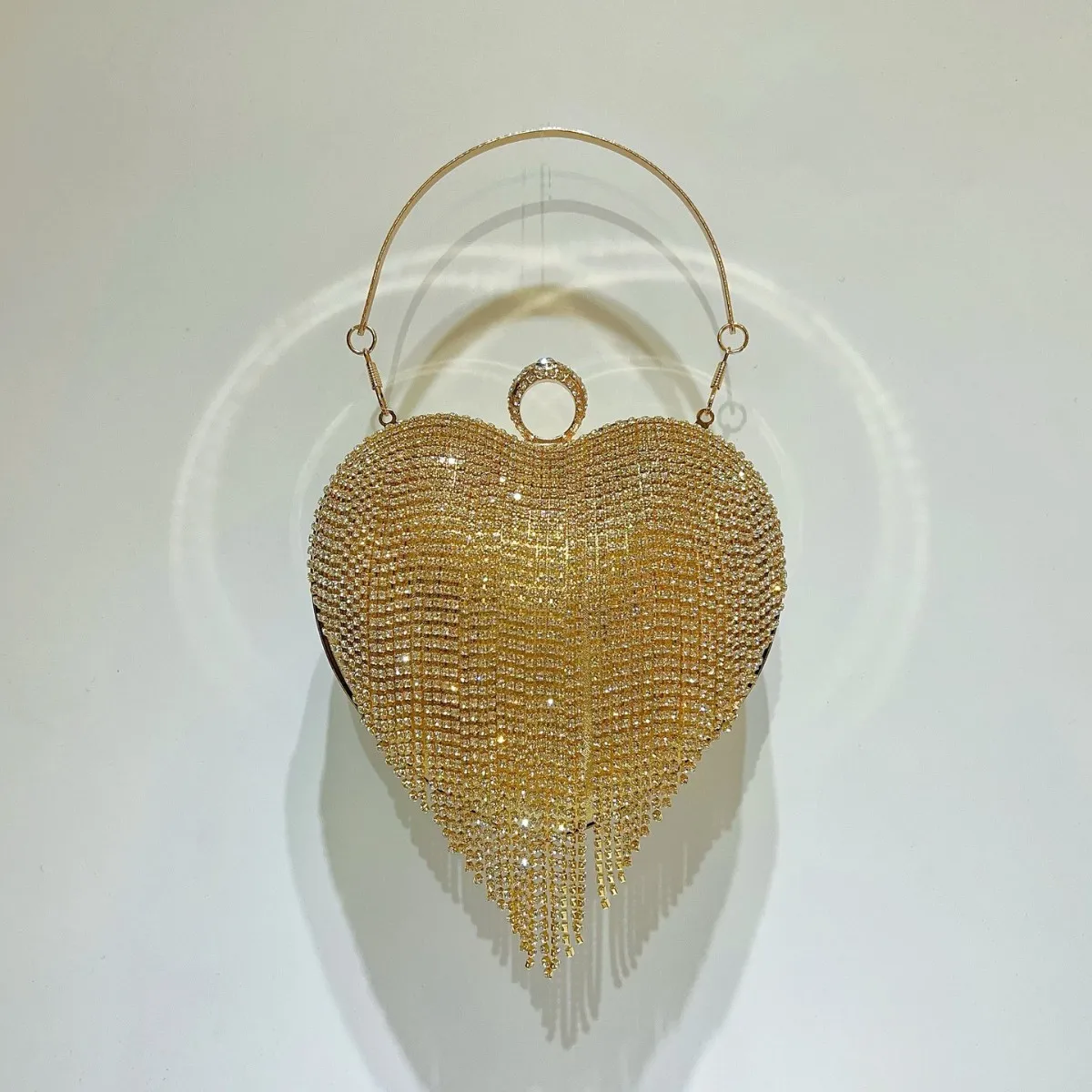 

Love Fashion Diamond-encrusted Dinner Bag Celebrity Banquet Messenger Dress Handbag Evening Affordable Glitter Quilted Crossbody