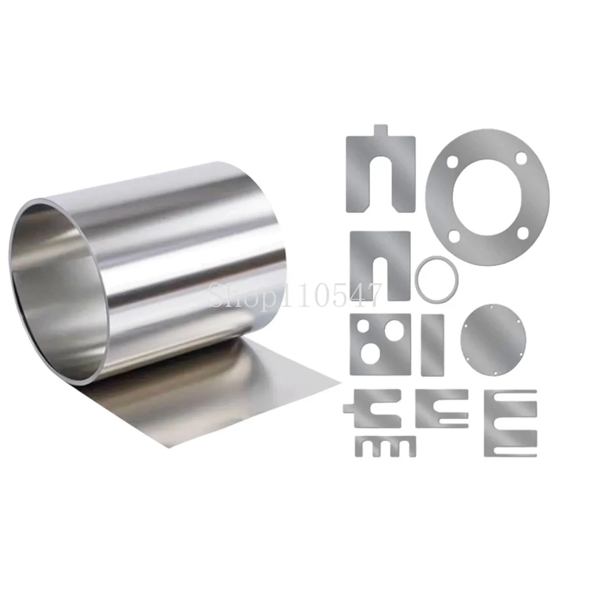 304 Stainless Steel Strip Steels Coil, Thin Steel Plate Thin Sheet Steel 0.02, 0.05, 0.1, 0.2, 0.3, 0.4, 0.5 mm Steels Skin