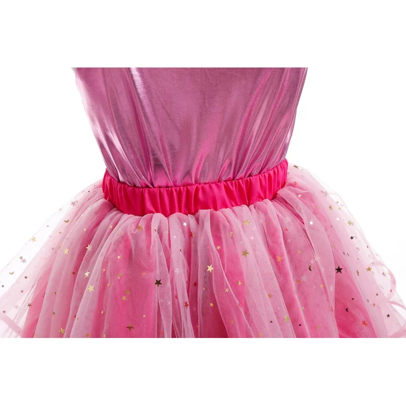 فستان الأميرة للفتيات على شكل زهرة الزفاف للأطفال وحفلات أعياد الميلاد والأطفال زي أداء المسرح التنكري للهالوين