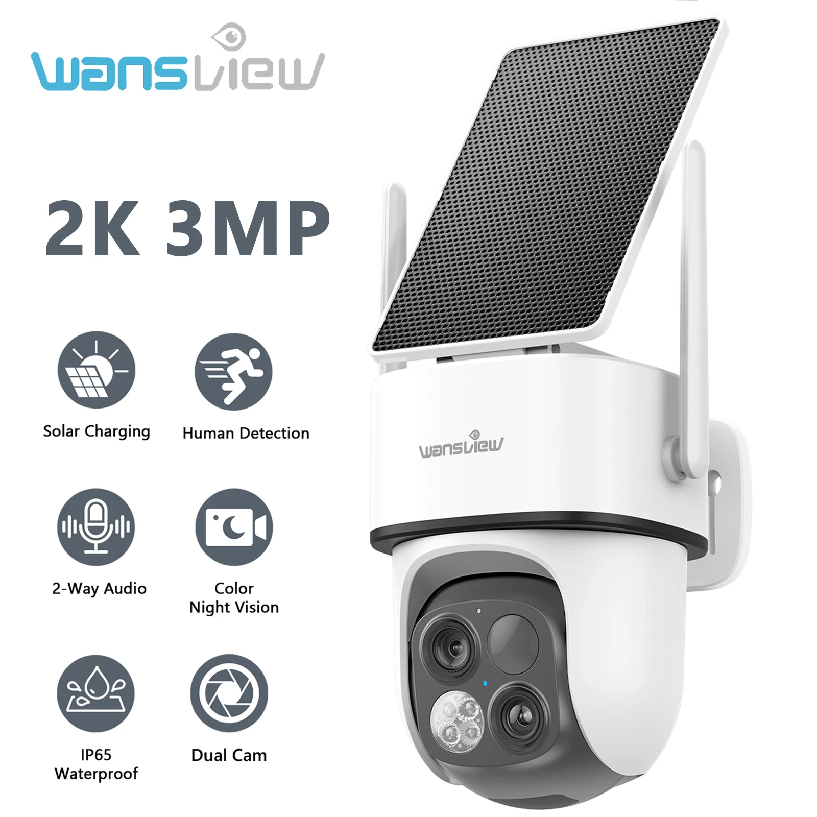 Wansview 3MP Dual L…