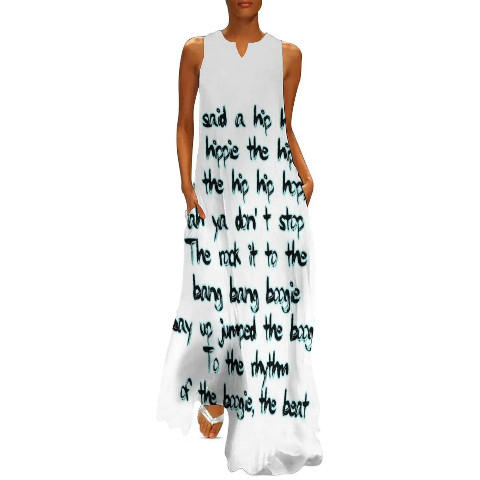 

Rapper's Delight Lyrics Long Dress summer dress daily summer dresses Aesthetic clothing Dress