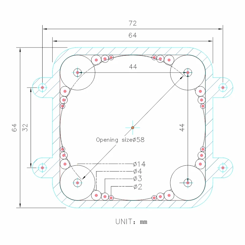 Telaio del pannello M5Stack per M5Core