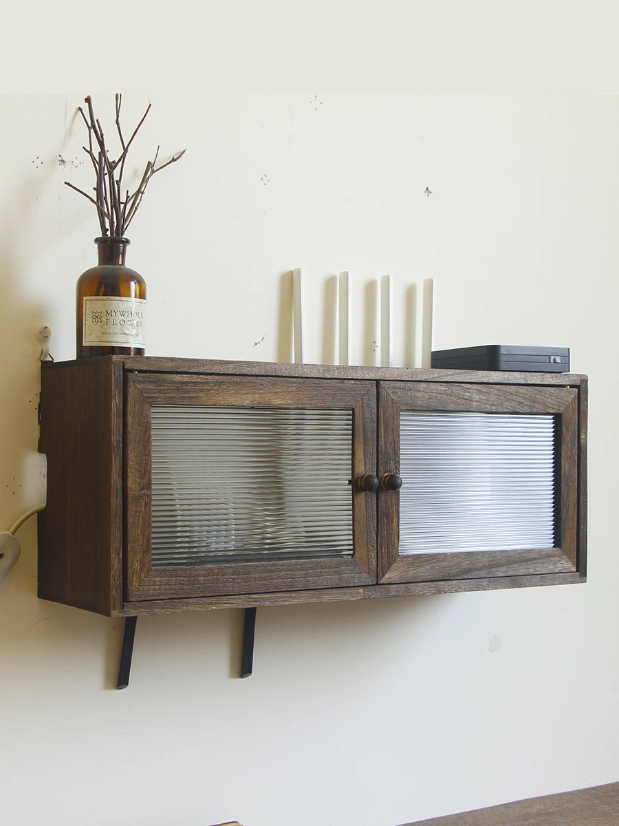 

Деревянная настенная декоративная коробка для хранения Wi-Fi-маршрутизатора, подставка для оптического размещения, широкополосная телеприставка без сверления