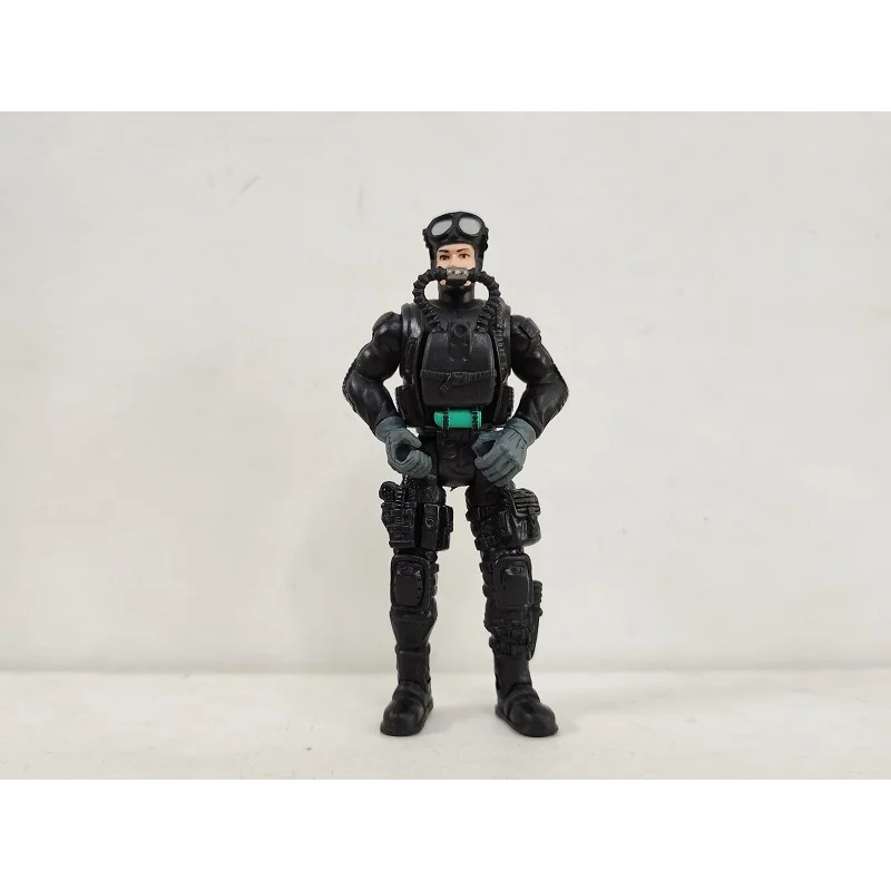 3.75"Lanard the Corps Special Force Black Diver W/5pcs Accessories Figure 052