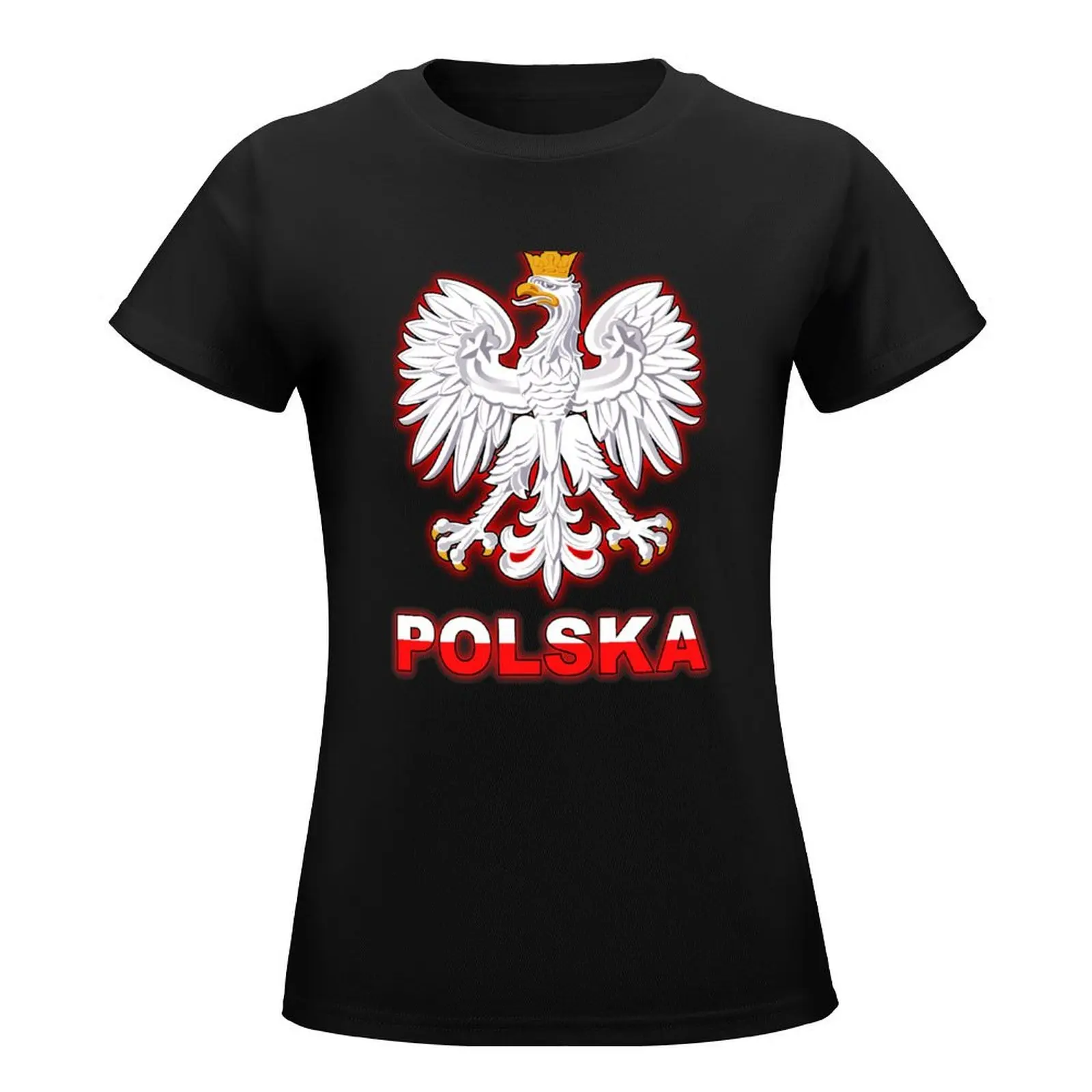 Polska - Polish Coat of Arms - White Eagle T-Shirt Aesthetic clothing Blouse korean fashion ariat shirts for Women