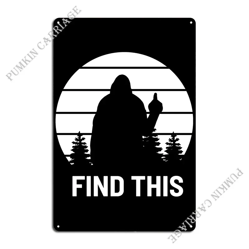 Find This Beast Buster Gif Metal Sign Decoration Classic Garage Printing Vintage Tin Sign Poster