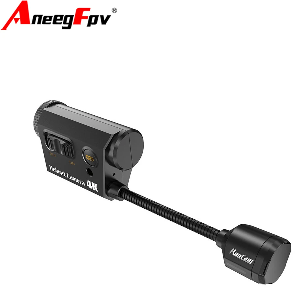 RunCam Helmet  Camera 4K Face Mask Recorder Airsoft Recording Long Battery Life 1920*1080 60fps Built-in Wifi view 3
